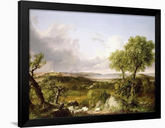 View of Boston-Thomas Cole-Framed Giclee Print