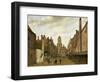 View of Boterbrug with the Tower of the Stadhuis, Delft, C.1653-59-Jan Van Der Heyden-Framed Giclee Print