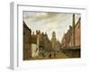 View of Boterbrug with the Tower of the Stadhuis, Delft, C.1653-59-Jan Van Der Heyden-Framed Giclee Print