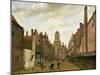 View of Boterbrug with the Tower of the Stadhuis, Delft, C.1653-59-Jan Van Der Heyden-Mounted Giclee Print