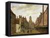 View of Boterbrug with the Tower of the Stadhuis, Delft, C.1653-59-Jan Van Der Heyden-Framed Stretched Canvas