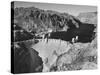 View of Boulder Dam, 726 Ft. High with Lake Mead, 115 Miles Long, Stretching Out in the Background-Andreas Feininger-Stretched Canvas