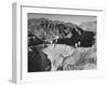 View of Boulder Dam, 726 Ft. High with Lake Mead, 115 Miles Long, Stretching Out in the Background-Andreas Feininger-Framed Premium Photographic Print