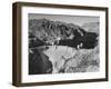 View of Boulder Dam, 726 Ft. High with Lake Mead, 115 Miles Long, Stretching Out in the Background-Andreas Feininger-Framed Photographic Print