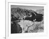 View of Boulder Dam, 726 Ft. High with Lake Mead, 115 Miles Long, Stretching Out in the Background-Andreas Feininger-Framed Photographic Print