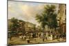 View of Boulevard Montmartre, Paris, 1830-Guiseppe Canella-Mounted Giclee Print