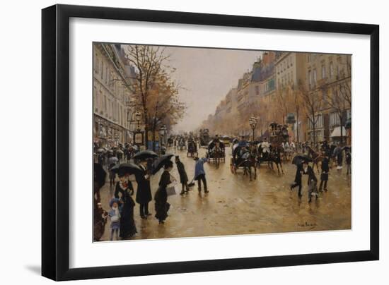View of Boulevards-Jean Béraud-Framed Giclee Print