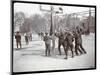 View of Boys Playing Basketball on a Court at Tompkins Square Park on Arbor Day, New York, 1904-Byron Company-Mounted Giclee Print