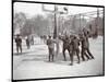 View of Boys Playing Basketball on a Court at Tompkins Square Park on Arbor Day, New York, 1904-Byron Company-Mounted Giclee Print