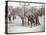 View of Boys Playing Basketball on a Court at Tompkins Square Park on Arbor Day, New York, 1904-Byron Company-Stretched Canvas