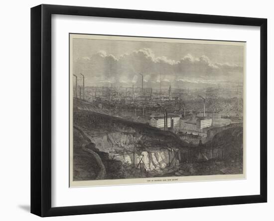 View of Bradford from Cliff Quarry-null-Framed Giclee Print