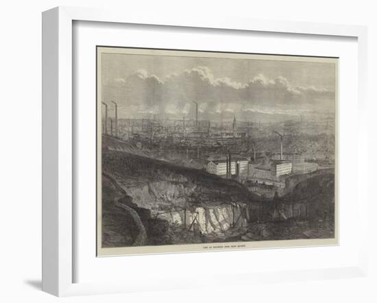 View of Bradford from Cliff Quarry-null-Framed Giclee Print