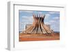 View of Brasilia Cathedral under Construction-null-Framed Photographic Print