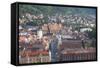 View of Brasov, Transylvania, Romania, Europe-Ian Trower-Framed Stretched Canvas