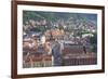 View of Brasov, Transylvania, Romania, Europe-Ian Trower-Framed Photographic Print