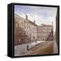 View of Brick Court, Middle Temple, London, 1882-John Crowther-Framed Stretched Canvas