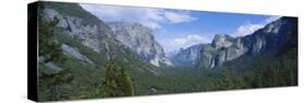 View of Bridal Veil Falls at Yosemite Valley, Yosemite National Park, California, USA-Paul Souders-Stretched Canvas