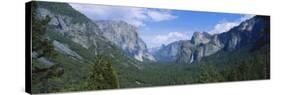 View of Bridal Veil Falls at Yosemite Valley, Yosemite National Park, California, USA-Paul Souders-Stretched Canvas