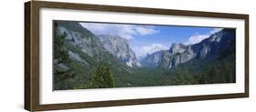 View of Bridal Veil Falls at Yosemite Valley, Yosemite National Park, California, USA-Paul Souders-Framed Photographic Print