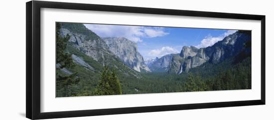 View of Bridal Veil Falls at Yosemite Valley, Yosemite National Park, California, USA-Paul Souders-Framed Photographic Print