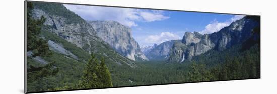 View of Bridal Veil Falls at Yosemite Valley, Yosemite National Park, California, USA-Paul Souders-Mounted Photographic Print