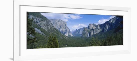 View of Bridal Veil Falls at Yosemite Valley, Yosemite National Park, California, USA-Paul Souders-Framed Photographic Print