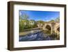 View of bridge over the Derwent River in Matlock Town, Derbyshire, England, United Kingdom, Europe-Frank Fell-Framed Photographic Print