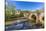 View of bridge over the Derwent River in Matlock Town, Derbyshire, England, United Kingdom, Europe-Frank Fell-Stretched Canvas