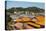 View of Brinchang Town and Chinese Temple, Cameron Highlands, Pahang, Malaysia, Asia-Jochen Schlenker-Stretched Canvas