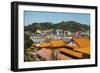 View of Brinchang Town and Chinese Temple, Cameron Highlands, Pahang, Malaysia, Asia-Jochen Schlenker-Framed Photographic Print