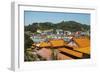 View of Brinchang Town and Chinese Temple, Cameron Highlands, Pahang, Malaysia, Asia-Jochen Schlenker-Framed Photographic Print