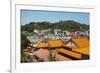 View of Brinchang Town and Chinese Temple, Cameron Highlands, Pahang, Malaysia, Asia-Jochen Schlenker-Framed Photographic Print