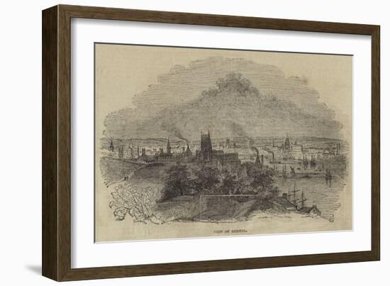 View of Bristol-null-Framed Giclee Print