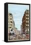 View Of Broadway And Maiden Lane, New York City-null-Framed Stretched Canvas