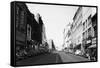 View of Broadway - Tacoma, WA-Lantern Press-Framed Stretched Canvas