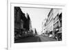 View of Broadway - Tacoma, WA-Lantern Press-Framed Premium Giclee Print