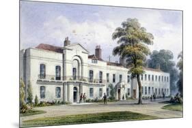 View of Brompton Lodge, Kensington, London, 1857-Thomas Hosmer Shepherd-Mounted Giclee Print