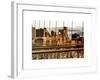 View of Brooklyn Bridge of the Watchtower Building at Sunset-Philippe Hugonnard-Framed Art Print