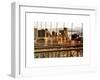 View of Brooklyn Bridge of the Watchtower Building at Sunset-Philippe Hugonnard-Framed Art Print