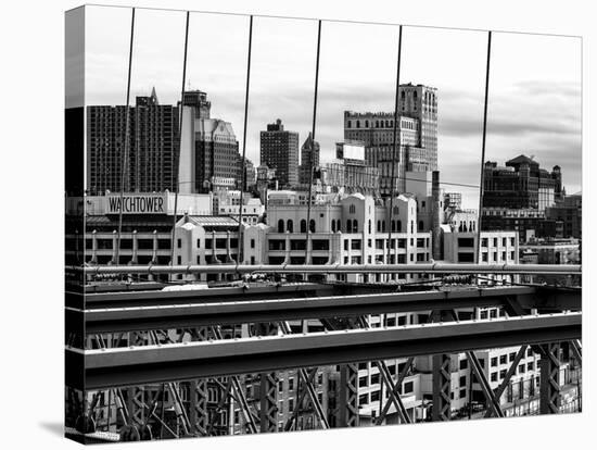 View of Brooklyn Bridge of the Watchtower Building-Philippe Hugonnard-Stretched Canvas