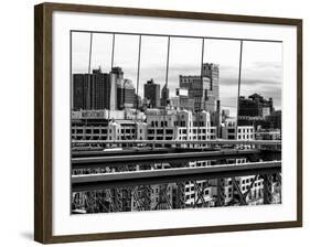 View of Brooklyn Bridge of the Watchtower Building-Philippe Hugonnard-Framed Photographic Print