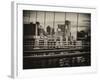 View of Brooklyn Bridge of the Watchtower Building-Philippe Hugonnard-Framed Photographic Print