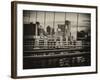 View of Brooklyn Bridge of the Watchtower Building-Philippe Hugonnard-Framed Photographic Print