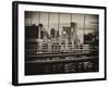 View of Brooklyn Bridge of the Watchtower Building-Philippe Hugonnard-Framed Photographic Print