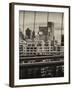 View of Brooklyn Bridge of the Watchtower Building-Philippe Hugonnard-Framed Photographic Print