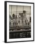 View of Brooklyn Bridge of the Watchtower Building-Philippe Hugonnard-Framed Photographic Print