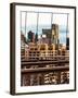 View of Brooklyn Bridge of the Watchtower Building-Philippe Hugonnard-Framed Photographic Print