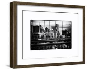 View of Brooklyn Bridge of the Watchtower Building-Philippe Hugonnard-Framed Art Print