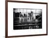 View of Brooklyn Bridge of the Watchtower Building-Philippe Hugonnard-Framed Art Print