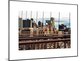 View of Brooklyn Bridge of the Watchtower Building-Philippe Hugonnard-Mounted Art Print